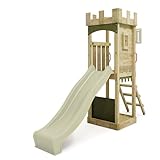 FATMOOSE Spielturm Ritterburg TreasureTower Top XXL mit salbeigrüner...