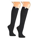 Premium Merino Damen und Herren Trachtenstrümpfe Kniestrümpfe...