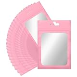 100 Stück Mylar Beutel, Manor Pink Transparent...