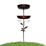 Vogeltränke – 95 x 30 cm, freistehende Vogeltränke, Vintage-Dekoration...