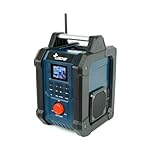 Baustellenradios - Digitales und Robustes Radio mit DAB+, FM, Bluetooth,...