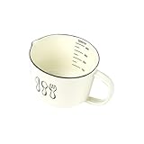 NOLITOY Enamel Messbecher mit Messmarkierung Großer Fassungsvermögen...