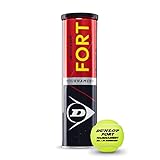 Dunlop Tennisball Fort Tournament - für Sand, Hartplatz und Rasen (1x4er...