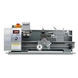 CREWORKS Metalldrehmaschine 8x16 Zoll Mini-Tisch-Metalldrehmaschine 750W...