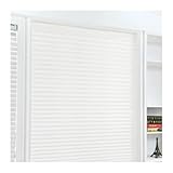 Selbstklebende Jalousien Selbstklebende Plissee-Jalousien, Faltbare...