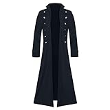 Rrongwn Mittelalter Kleidung Herren Jacke Halloween Kostüm Viktorianische...