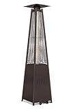 Garden Point Saturn Pyramiden-Gasschirm Braun | Hohe Heizleistung,...