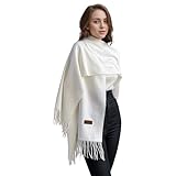 ACNCN Damen-Schal, Kaschmir, Pashmina, 300 g, extra groß, Kaschmir, dicke...