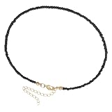 LIGIGWASH Zarte Einlagige Perlenkette mit Bunten Reisperlen Modisch und...