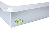 IRKA Schneckenzaun Typ2 Metall Set 10m + 4 Ecken | Schneckenblech mit...