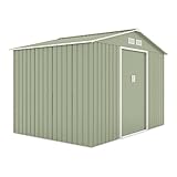 HATTORO S200 XXL Metall Gerätehaus 277x191x192cm Geräteschuppen Garten...