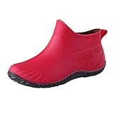 Qmfvqi Stiefeletten Damen Elegant Wasser Und Winddichte Wasserdichte...