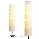 LALISU Stehlampe Papier Lampe Moderne Stehlampen mit Lampenschirm,...