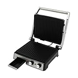 2800W Elektrischer Kontaktgrill aus Edelstahl und Aluminium mit...