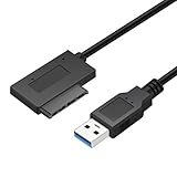 EasyULT Adapter Kabel USB 3.0 auf SATA 7 + 6 13Pin Laufwerksleitung Für...