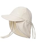 FURTALK Baby Sonnenhut mit Nackenklappe Kleinkind Kinder UPF 50+...