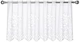 Elbersdrucke Bistrogardine 1129 weiß halbtransparent 60x160 cm...