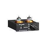 Fosi Audio BOX X2 Phono Röhrenvorverstärker, HiFi Vorverstärker für MM...