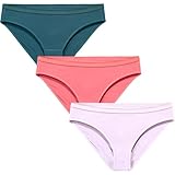 Superweicher, bequemer, geruchloser Bikini-Slip aus Merinowolle, Blaugrün,...