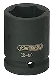 KS Tools 515.1319 3/4' Sechskant-Kraft-Stecknuss, kurz, 19mm