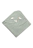 Sterntaler Kapuzen Badetuch aus uni Frottee 80 x 80 cm mit Applikation Ente...
