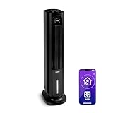 Klarstein Polar Tower Smart – Luftreiniger, Ionisator, WLAN:...