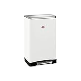 Wesco Big Double Boy Abfallsammler in der Farbe weiß matt,...