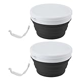 alloneslife 2. Wiederverwendbare Silikon-Schüssel für Mahlzeiten, zum...