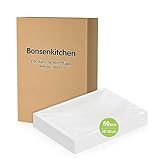 Bonsenkitchen Vakuumierbeutel 50 Beutel 20x30 cm, Profi-Folienbeutel für...