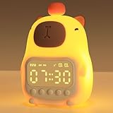 Yissvic Kinderwecke Schlaftrainer Jungen Mädchen Lernwecker mit Nachtlicht...