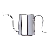 QUXVUIS Kaffeekanne mit Schwanenhals und langem Ausguss, 250 ml,...