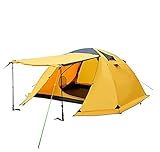 Outdoor Camping Tent Tent for Camping 4 Person 4 Season Waterproof Double...