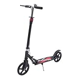 Cityroller, Pro City Scooter XXL-Räder Stabiler Kohlenstoffstahl...