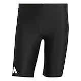 adidas Herren 3 Stripes Swim Jammers 8 INCH, Black/White, L