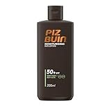 Piz Buin Feuchtigkeitsspendende Sonnenlotion SPF50+, 200ml (Verpackung kann...