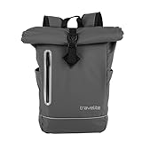 Travelite Rolltop Rucksack wasserfest, Fahrradrucksack, Freizeitrucksack...