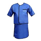 Zahnröntgenschürze mit Schilddrüsenschutz - Bleischutzdecke für Ärzte,...