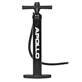 Apollo SUP Doppelhub Pumpe, Luftpumpe für Paddle Boards, 2 x 2 Liter...