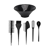 CUOFYUNL 6-teiliges Haarfärbe-Set, professionelles, multifunktionales,...