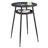 VASAGLE EKHO Kollektion – Bartisch, Stehtisch, Bistrotisch, hoher runder...