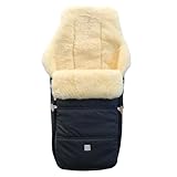 Kaiser Dublas 2.0 Lammfell-Fußsack für Kinderwagen, 95 x 45 cm,...