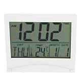 Housoutil Digitaler Reisewecker Faltbar mit Kalender und Temperaturanzeige...