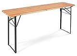 Stagecaptain BBT-180 Hirschgarten Bierzelttisch 177 cm - Robuster Biertisch...