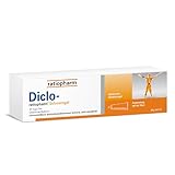 Diclo-ratiopharm® Schmerzgel: schmerzstillendes, entzündungshemmendes Gel...