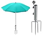 Hitopin Sonnenschirm Schirmständer, Rasendorn Sonnenschirmständer,...