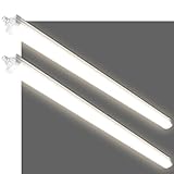 ALUSSO 2 Stück LED Feuchtraumleuchte 117CM, 36W 4320LM LED Röhre 4000K,...