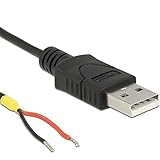 DeLock Kabel USB 2.0 Typ-A Stecker  2 x offene Kabelenden Strom 1,5 m...