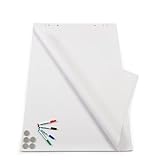 Master of Boards Flipchart Papier Zubehör-Set - Papier blanko Block mit 20...