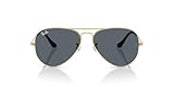 Ray-Ban RB3025 Klassische Pilotenbrille, Gold/Blau, 58 mm