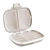 NUTJAM Medikamenten-Pillendosen, wöchentlich, wasserdicht, tragbar,...